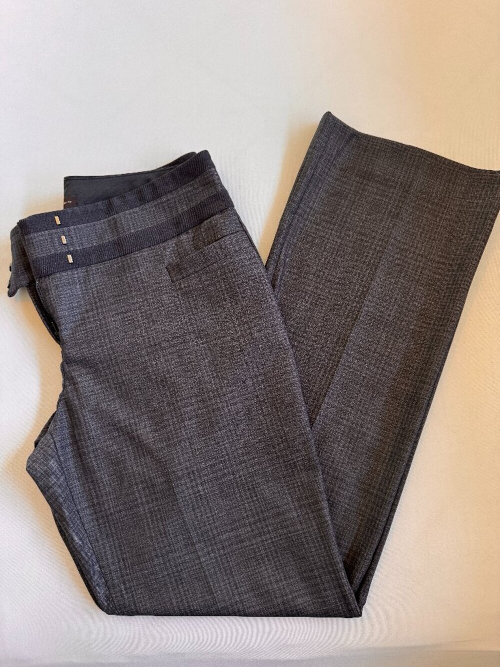 Work! The Limited Cassidy Fit Plaid Wide-Leg Trousers (Size 6) - Picture 2 of 5